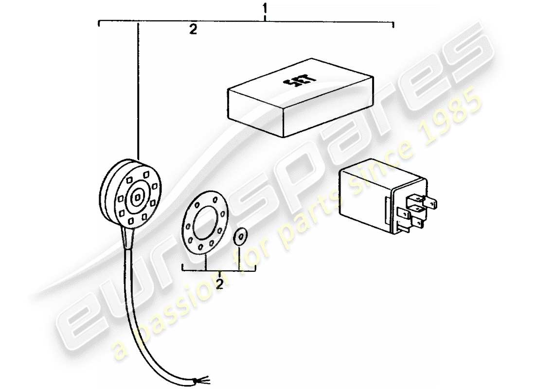 porsche tequipment catalogue (2011) rain sensor part diagram