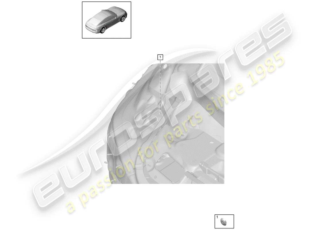 porsche panamera 971 (2017) plug part diagram