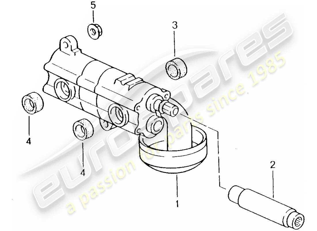 porsche 996 gt3 (2004) oil pump part diagram