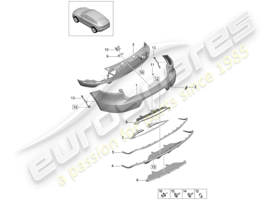 part diagram containing part number 95b807521ae