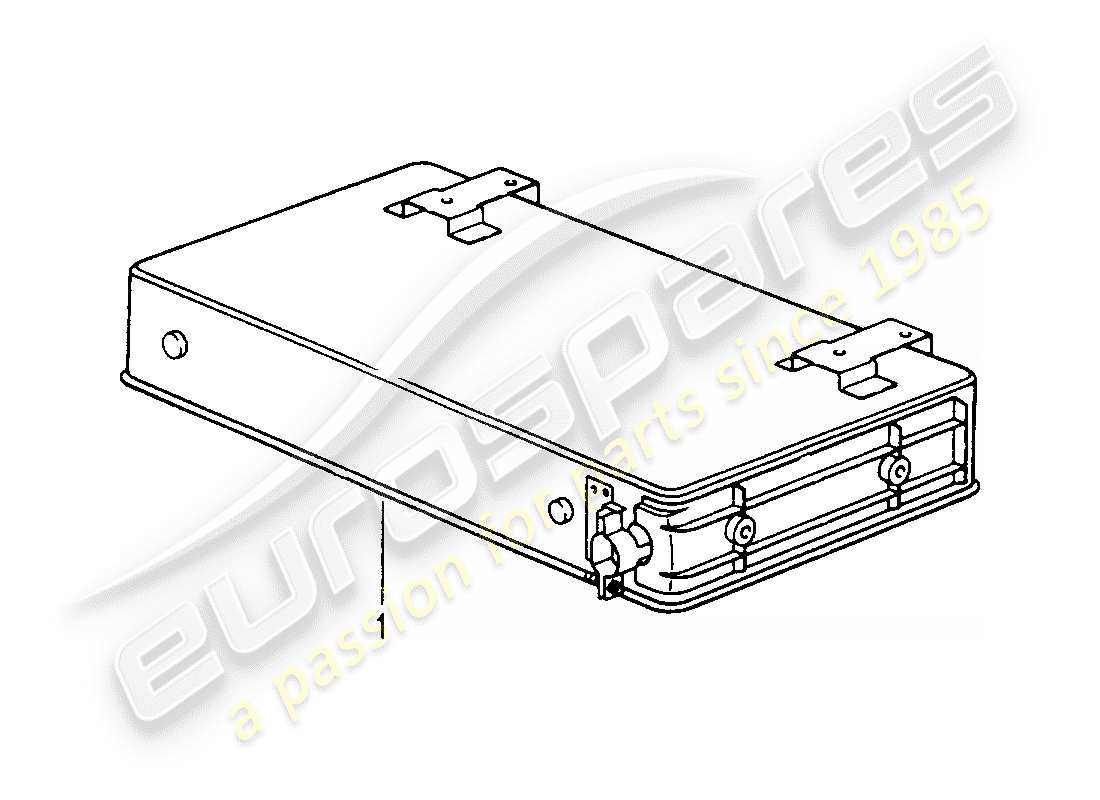 porsche replacement catalogue (2002) control units part diagram