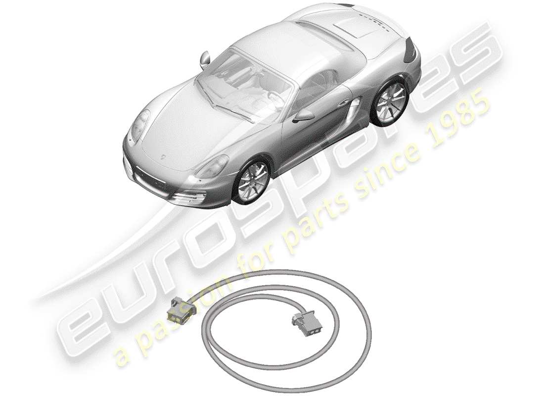 porsche boxster 981 (2015) wiring harnesses part diagram