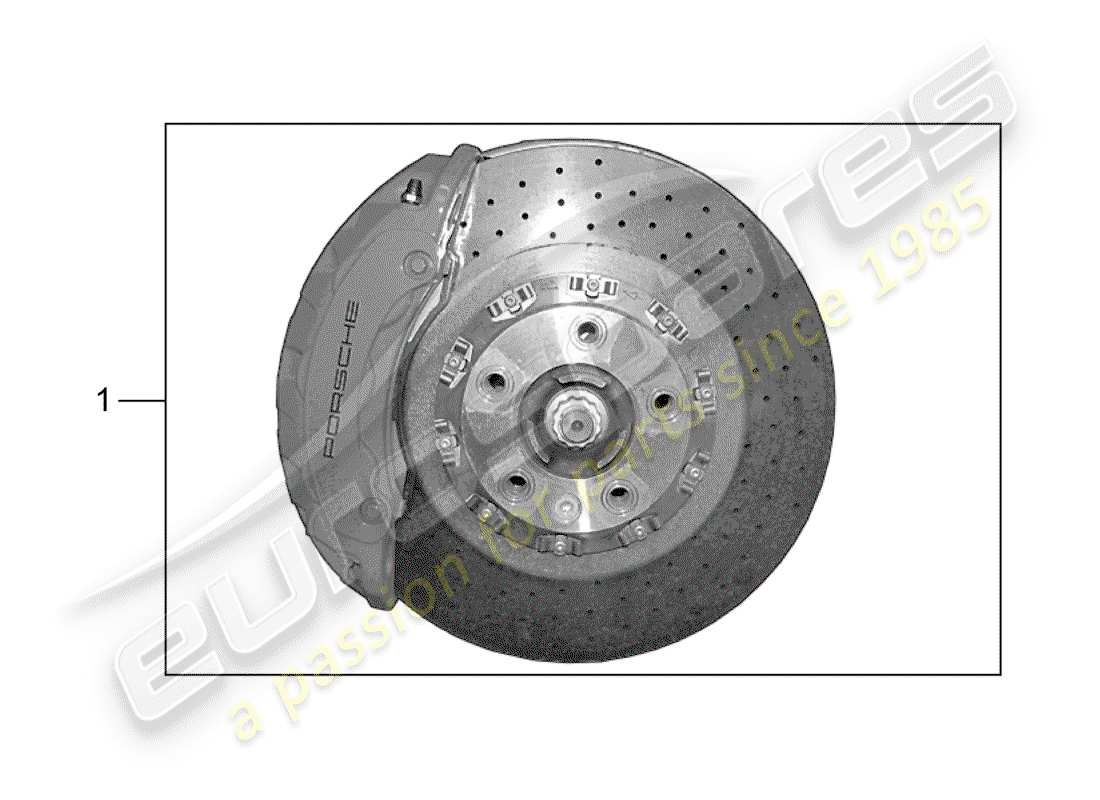 porsche tequipment cayenne (2012) brake part diagram