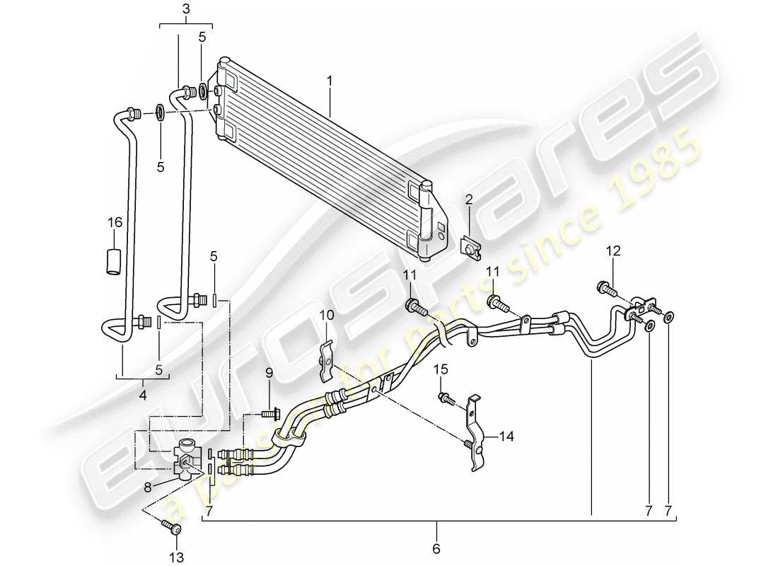 porsche cayenne (2010) tiptronic part diagram