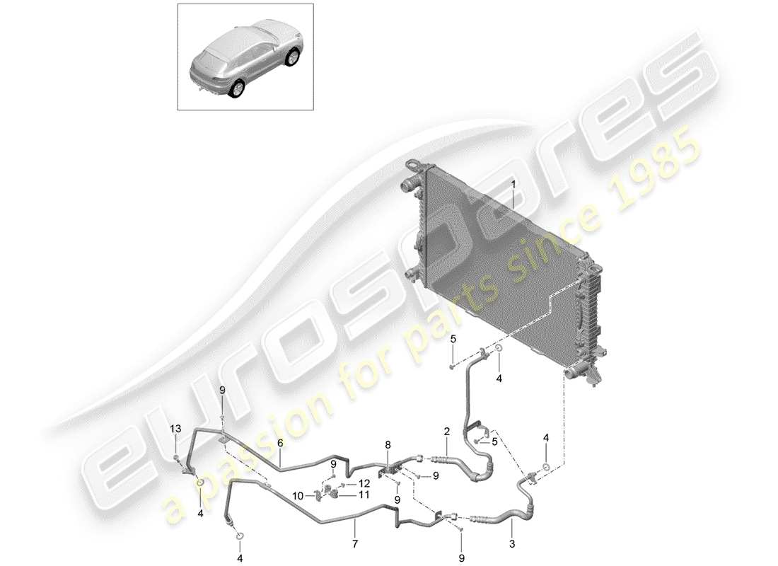 porsche macan (2015) - pdk - part diagram