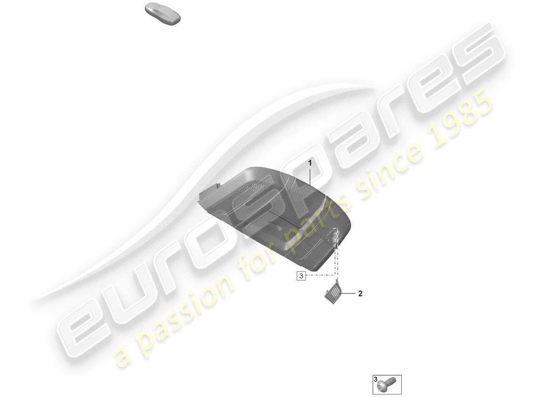 porsche 2020 bracket part diagram