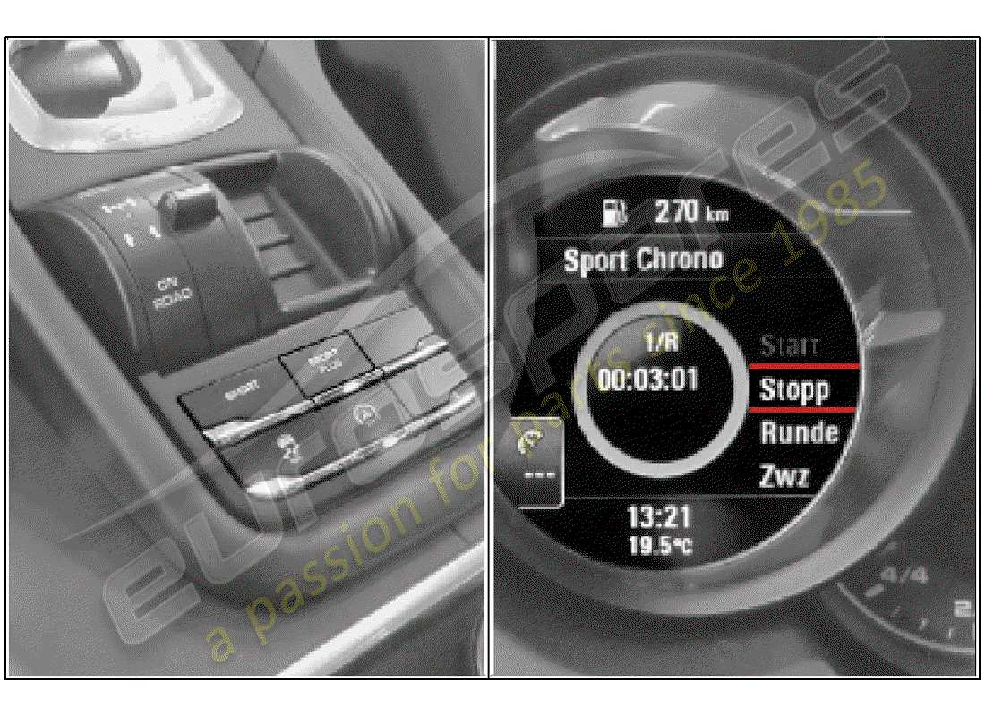 porsche tequipment cayenne (2009) installation kit part diagram