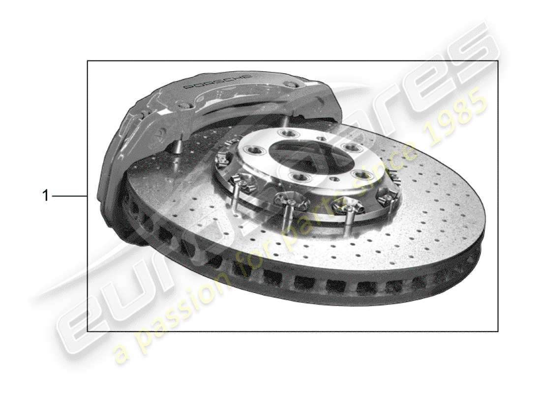 porsche tequipment catalogue (1995) brake part diagram