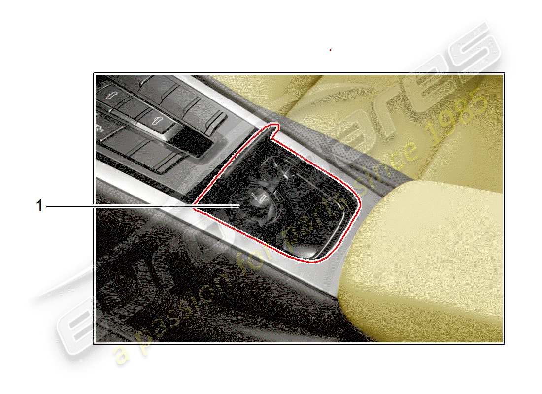 porsche tequipment 98x/99x (2012) smoker package part diagram