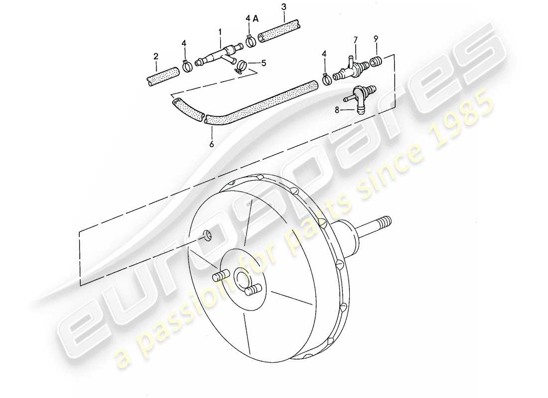 porsche 928 (1987) suction pump part diagram