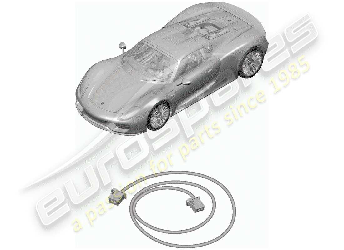 porsche 918 spyder (2015) wiring harnesses part diagram