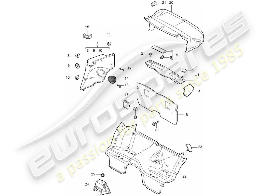 part diagram containing part number 99755599804