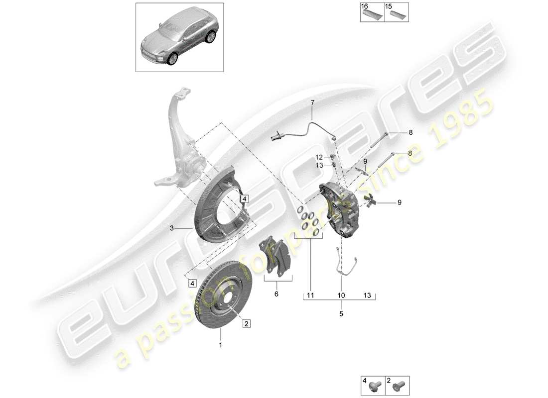 part diagram containing part number 95b615311g