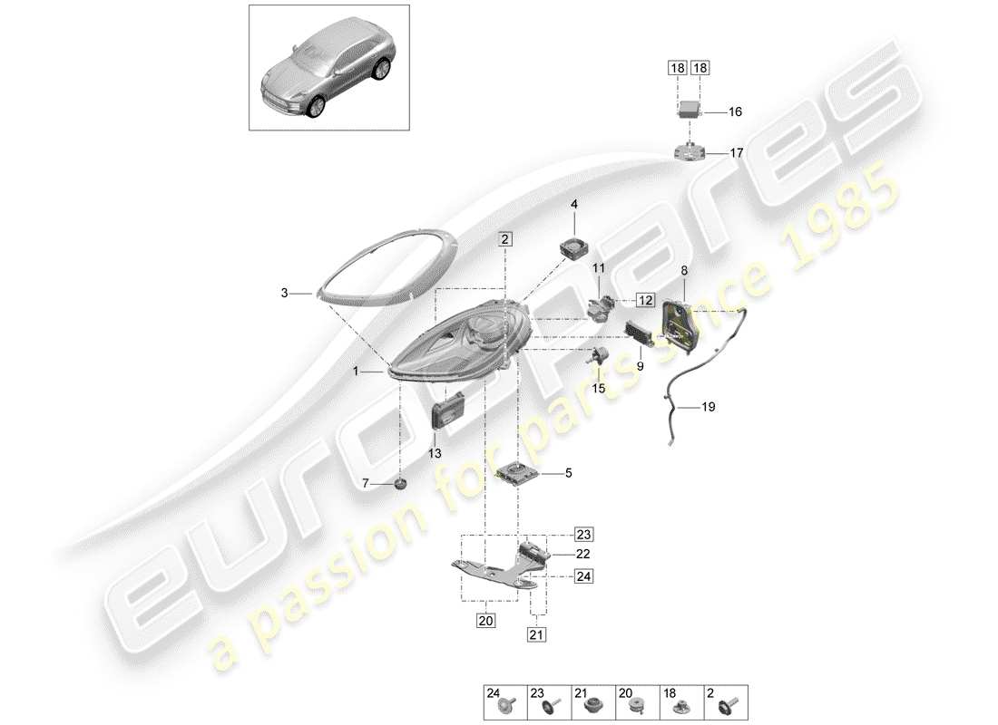 part diagram containing part number 95b941301