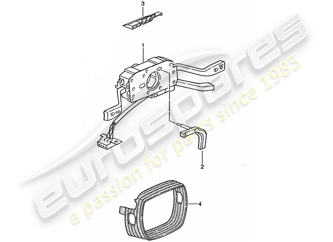 a part diagram from the porsche 944 (1990) parts catalogue