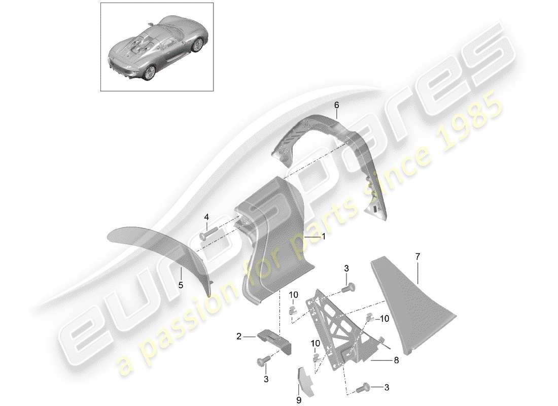 part diagram containing part number 91850551300