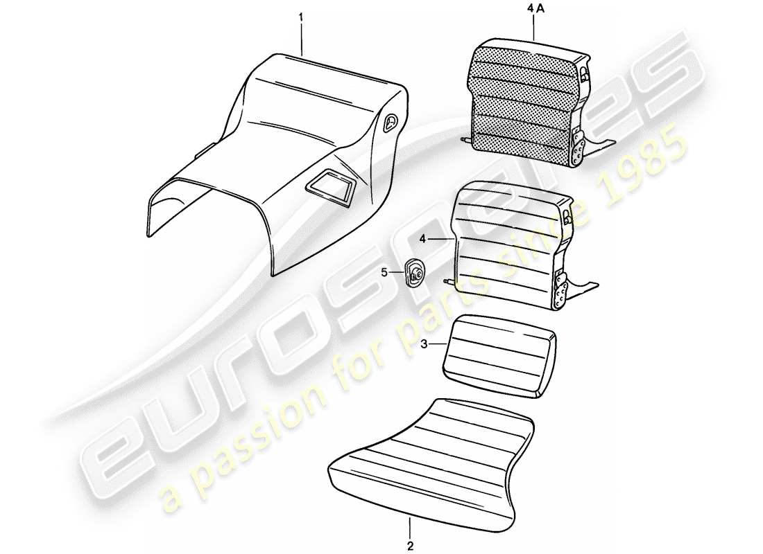 a part diagram from the porsche 928 (1981) parts catalogue