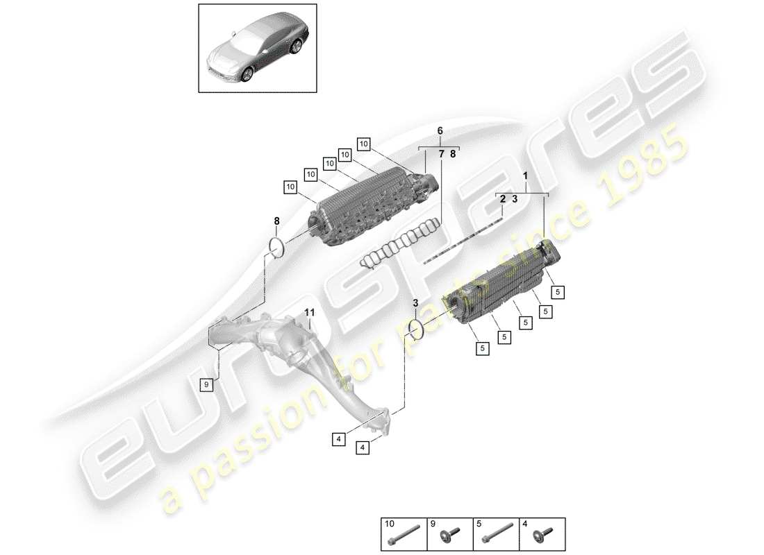 part diagram containing part number n 10698001