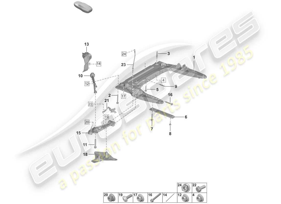 part diagram containing part number paf912799