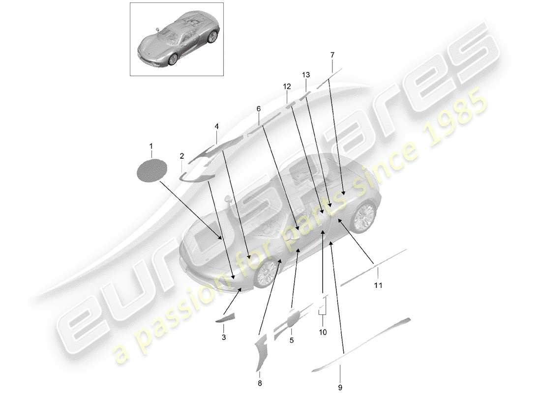 part diagram containing part number 91855934900