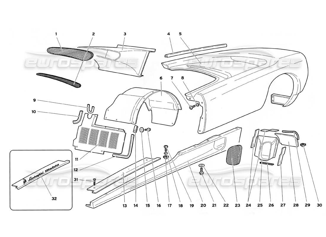 part diagram containing part number 009490200