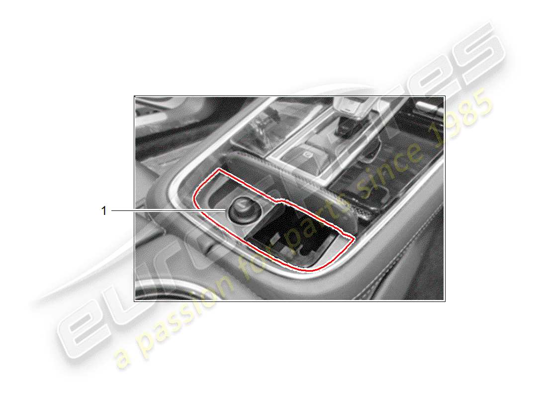 porsche tequipment panamera (2020) smoker package part diagram