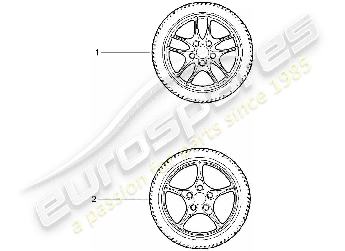 porsche tequipment catalogue (1999) gear wheel sets part diagram