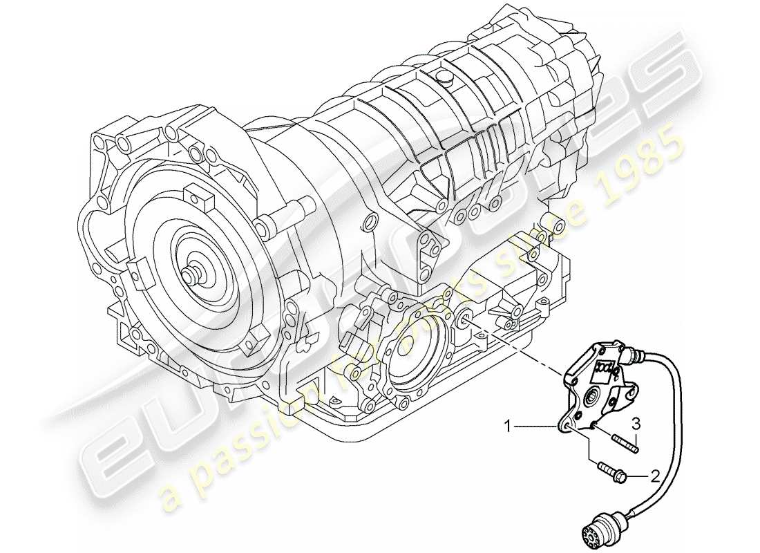 porsche boxster 987 (2007) tiptronic part diagram