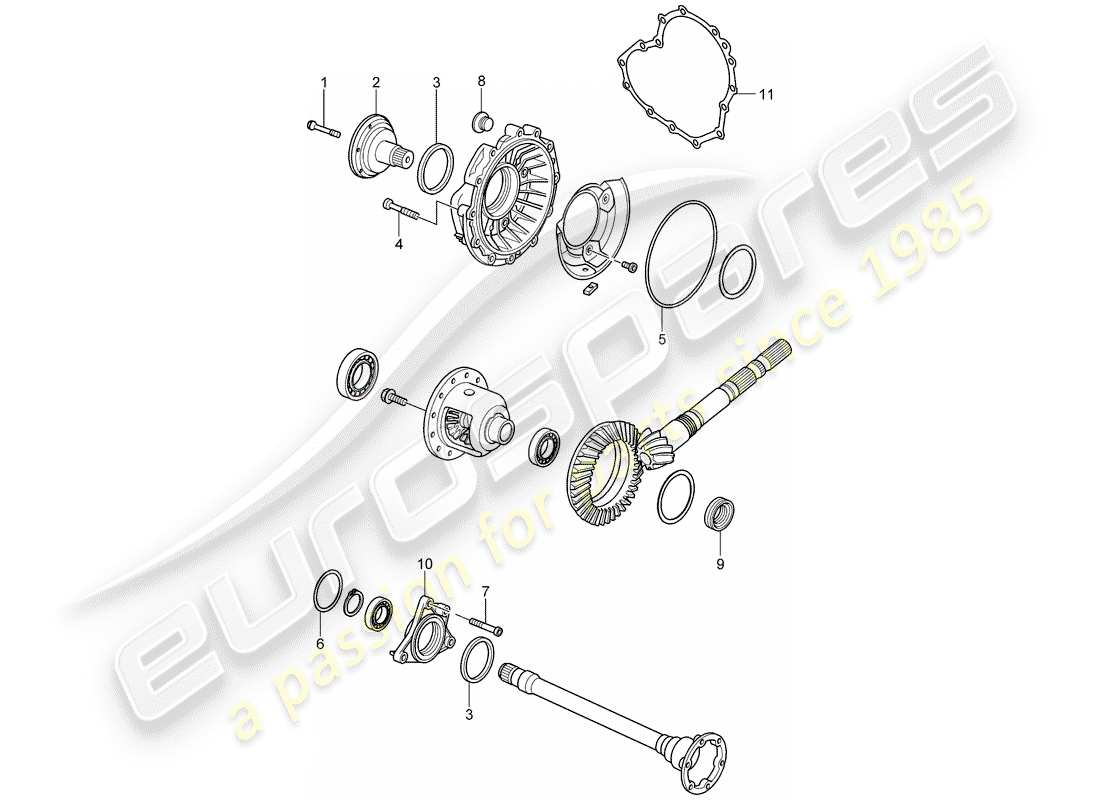 porsche boxster 987 (2008) tiptronic part diagram