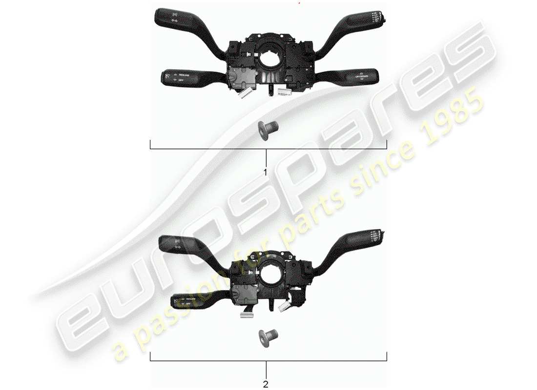 porsche tequipment 98x/99x (2015) cruise control system part diagram