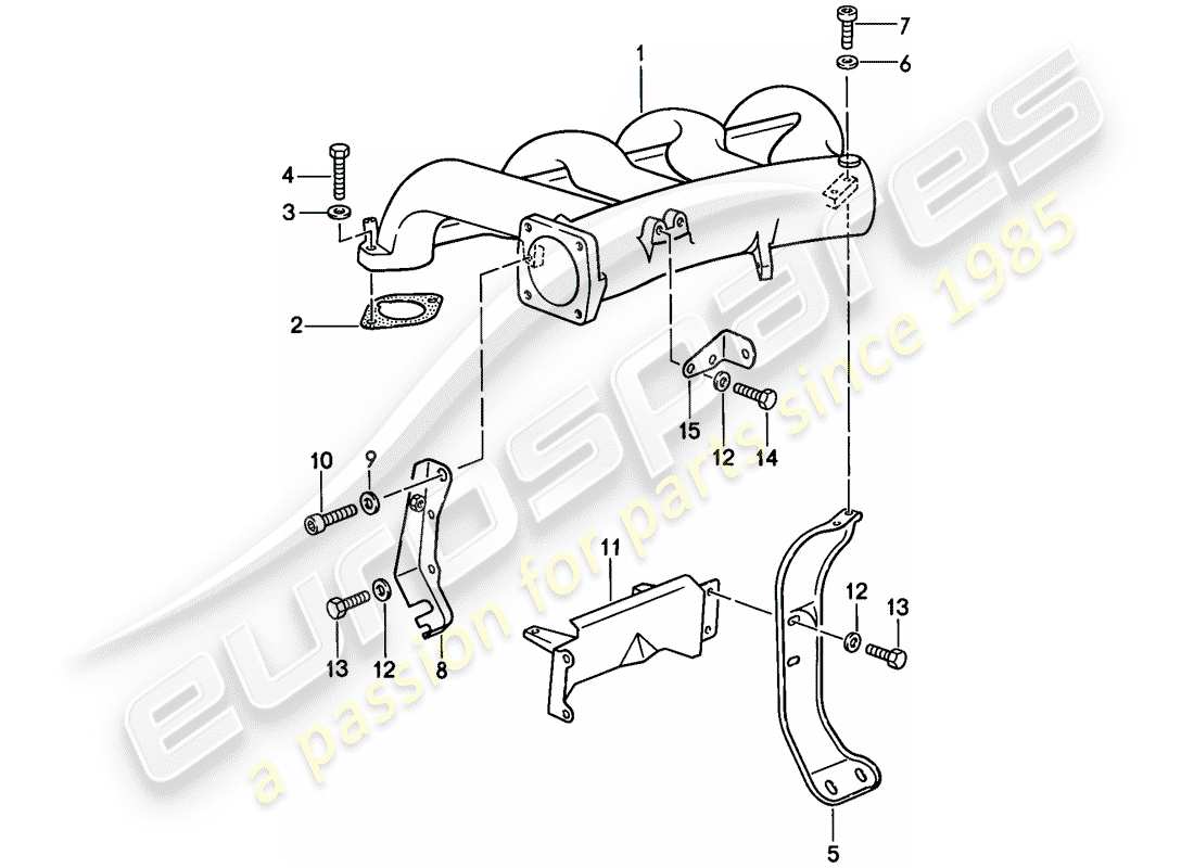 porsche 944 (1987) l-jetronic - 4 part diagram