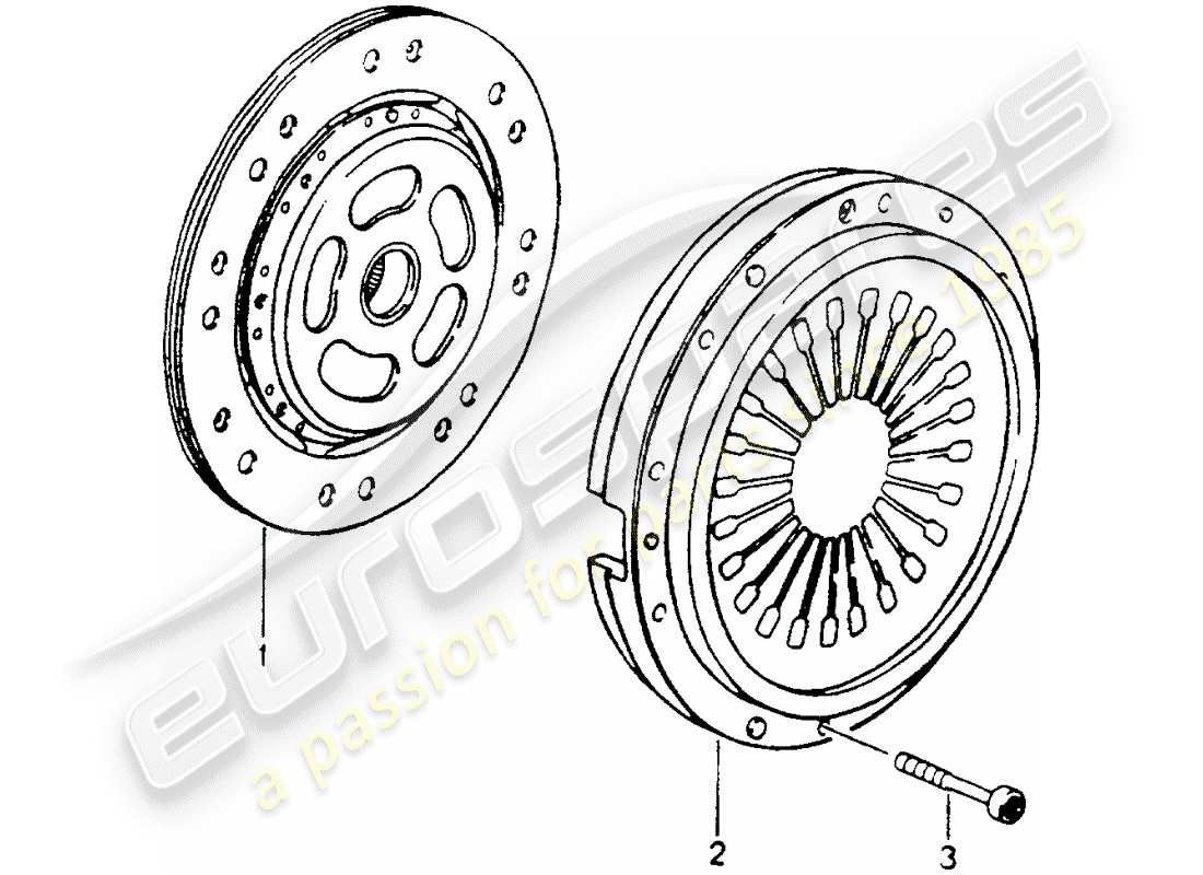 porsche 964 (1992) clutch - d - mj 1990>> part diagram