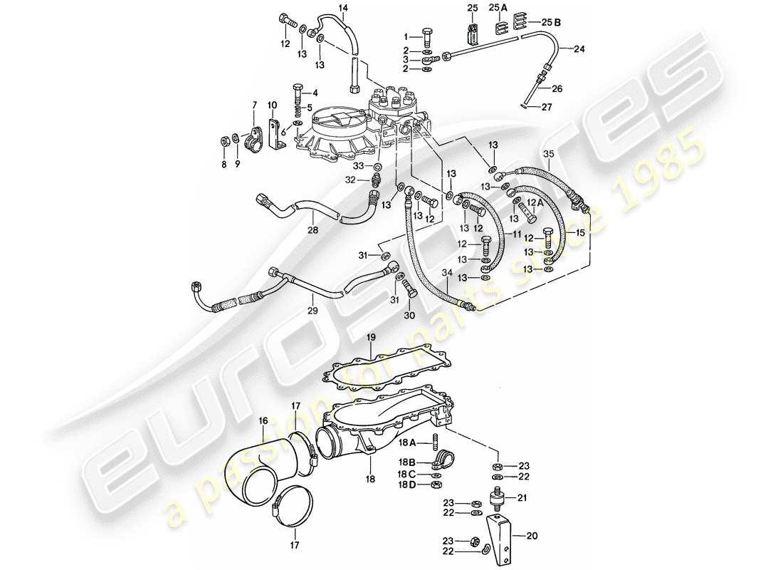 porsche 911 (1986) for - k-jetronic iii part diagram