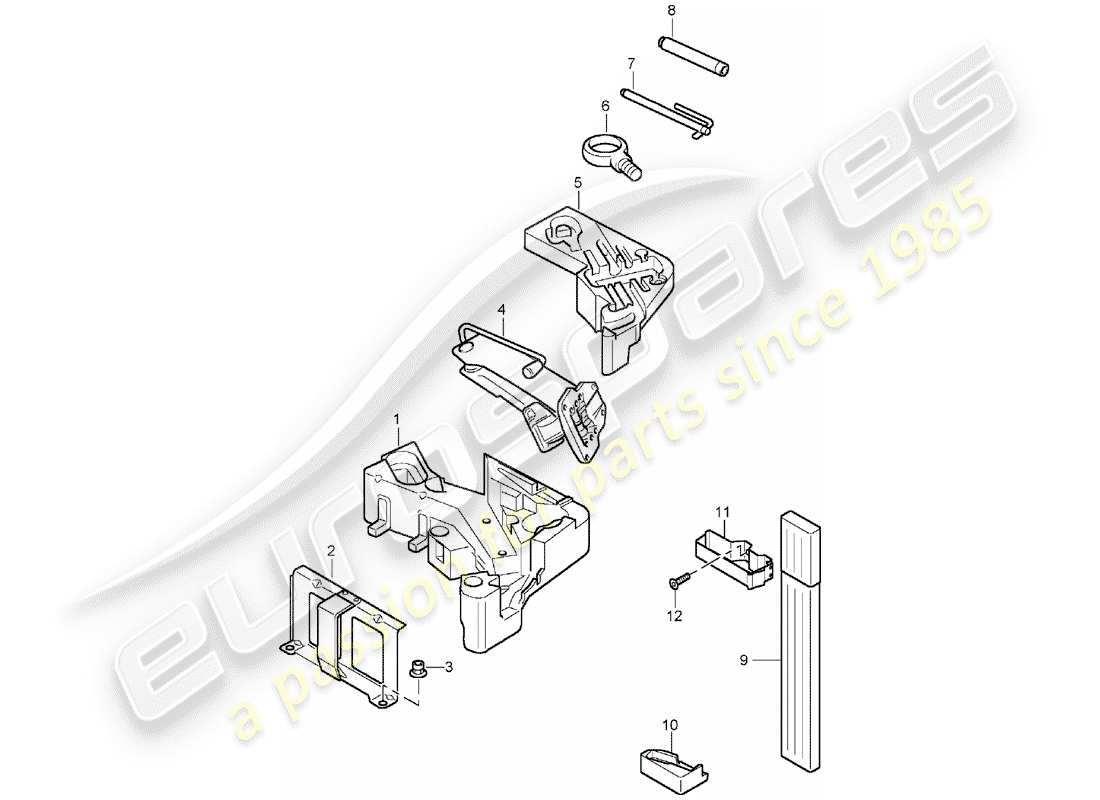 porsche cayenne (2006) tool part diagram