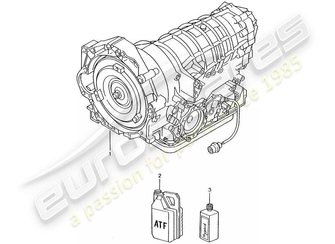 porsche boxster 986 (2002) tiptronic part diagram