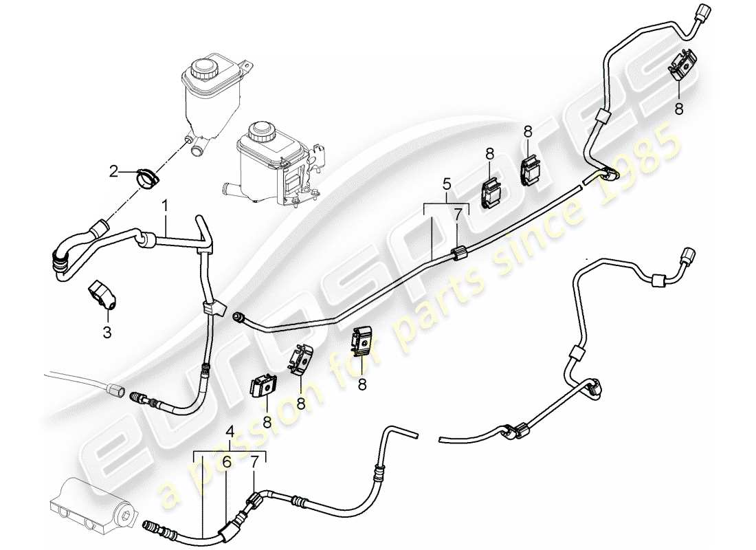 porsche cayenne (2008) stabilizer part diagram