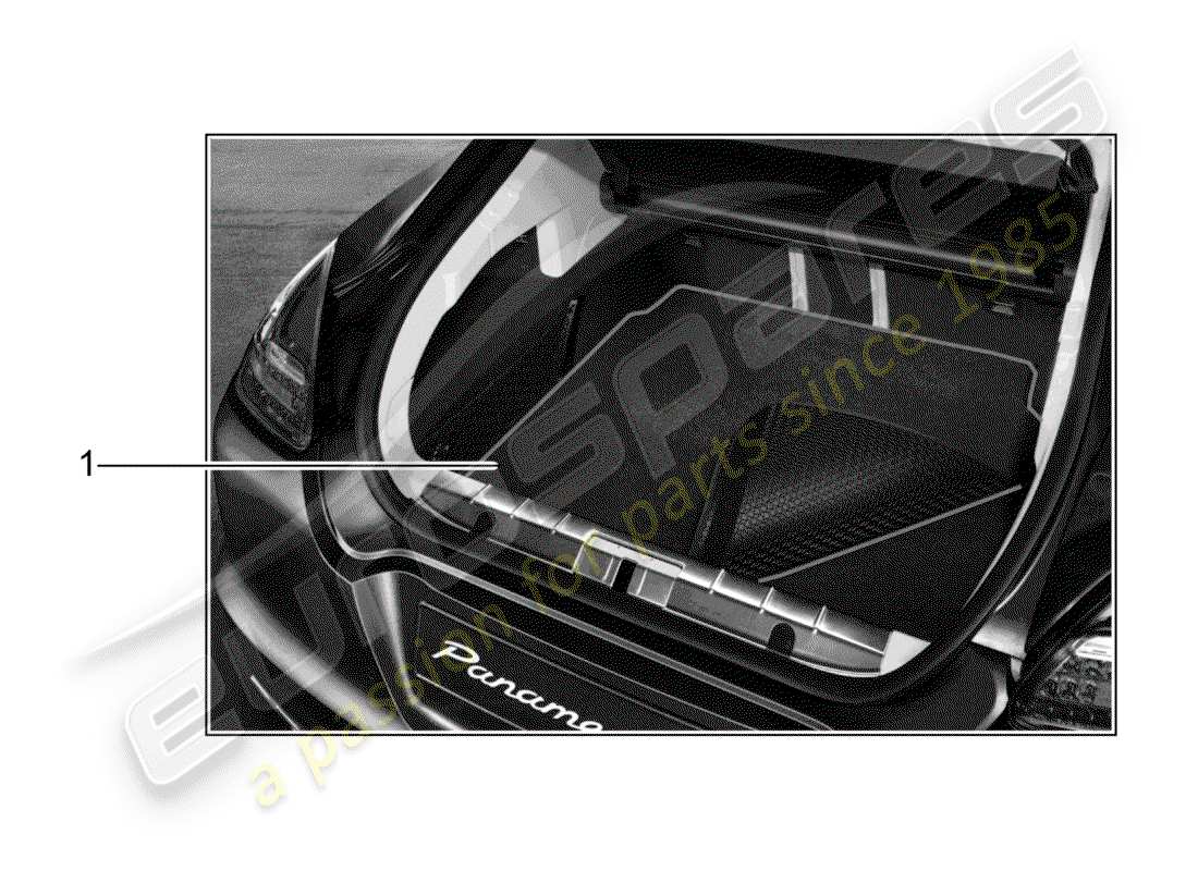 porsche tequipment panamera (2014) carpet part diagram