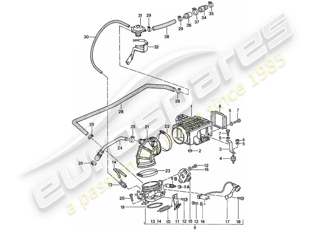 porsche 911 (1987) for - l-jetronic i part diagram