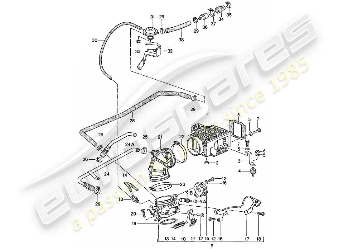 porsche 911 (1984) for - l-jetronic i part diagram