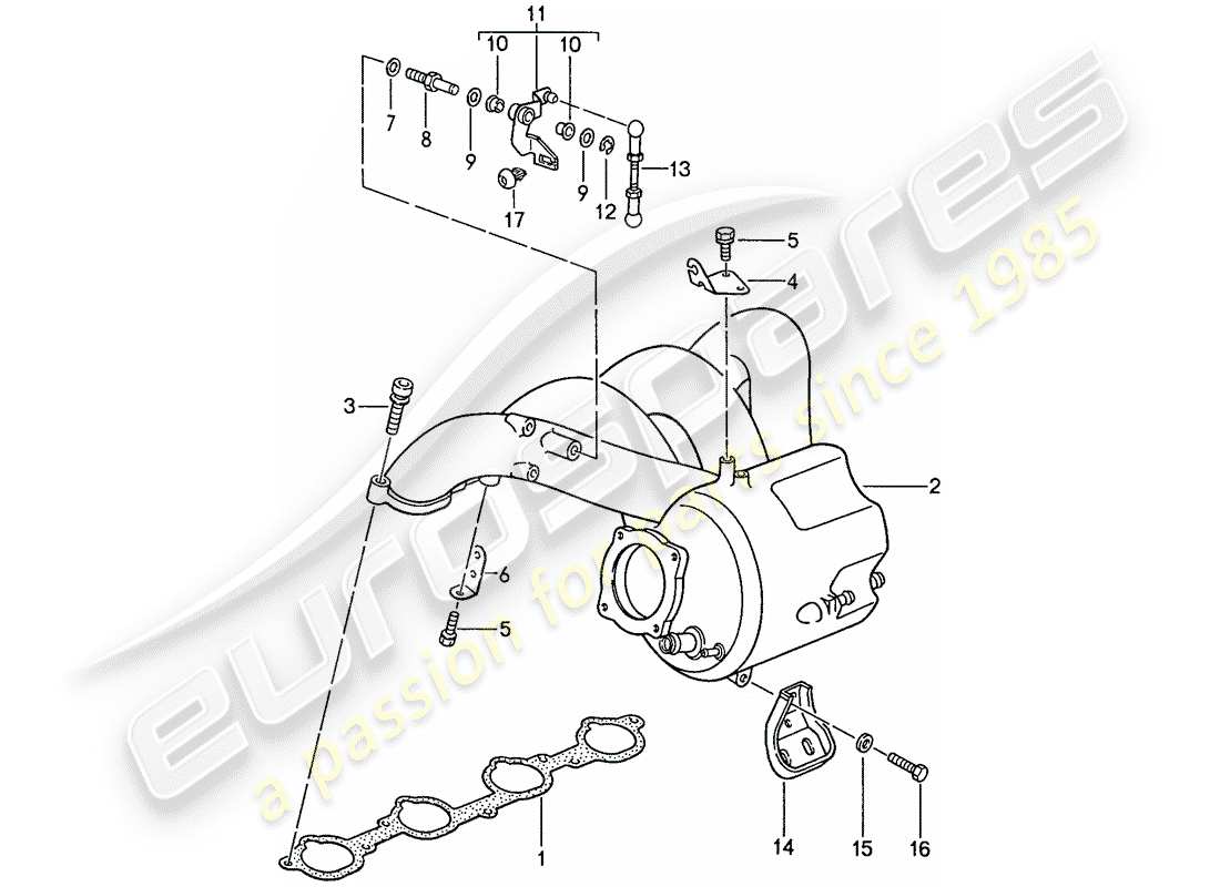 porsche 944 (1990) l-jetronic - 3 part diagram