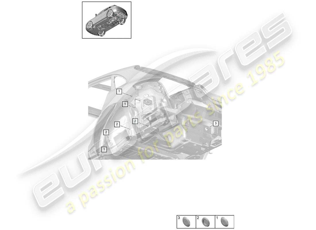 porsche macan (2019) plug part diagram