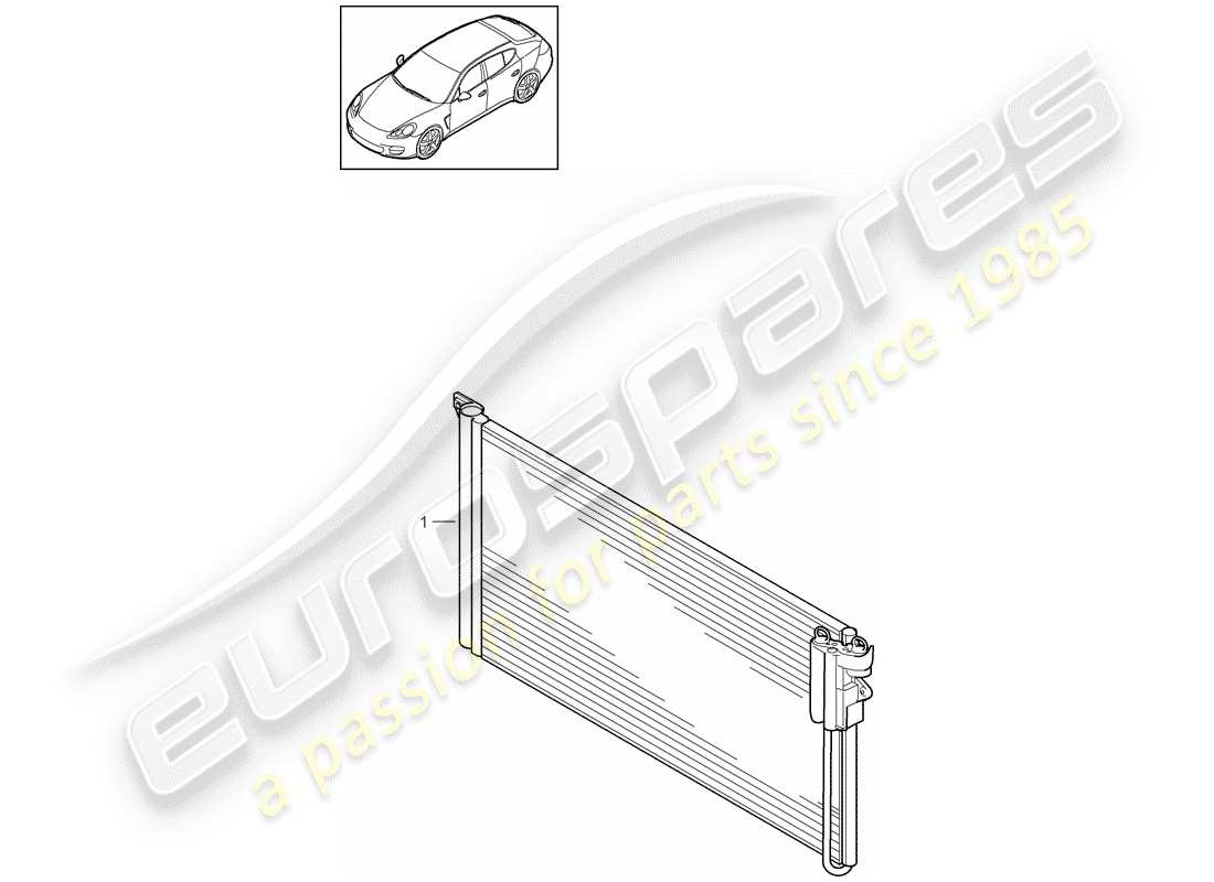 porsche panamera 970 (2012) capacitor part diagram