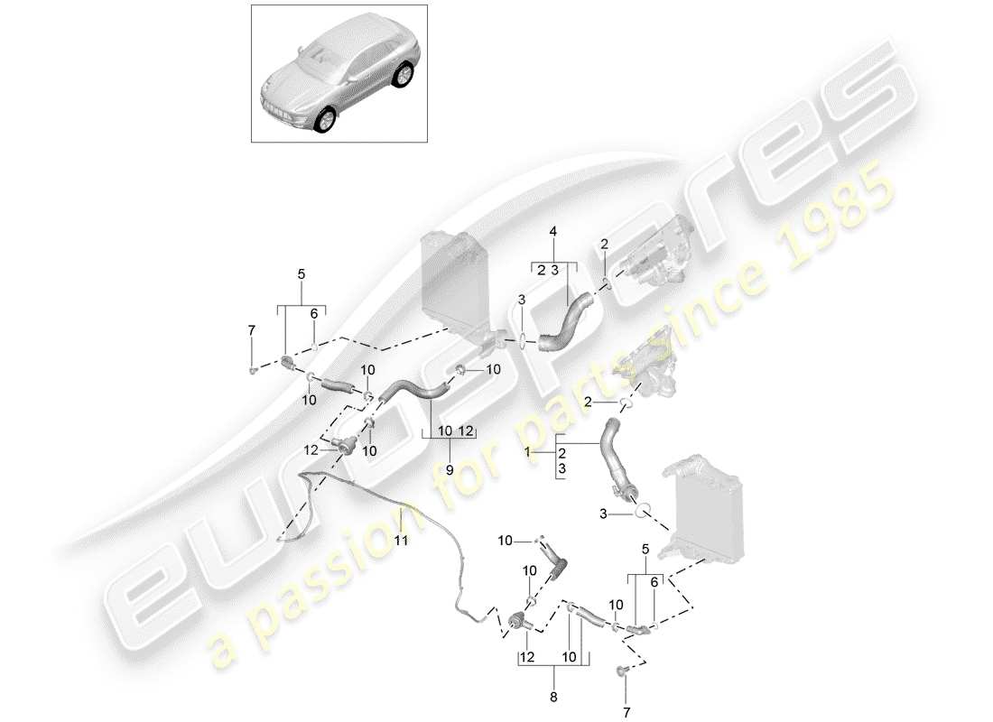 porsche macan (2018) for vehicles with charge part diagram