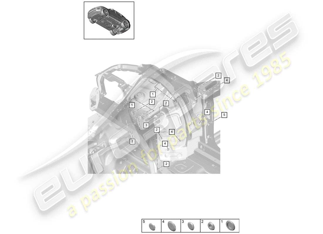 porsche macan (2019) plug part diagram