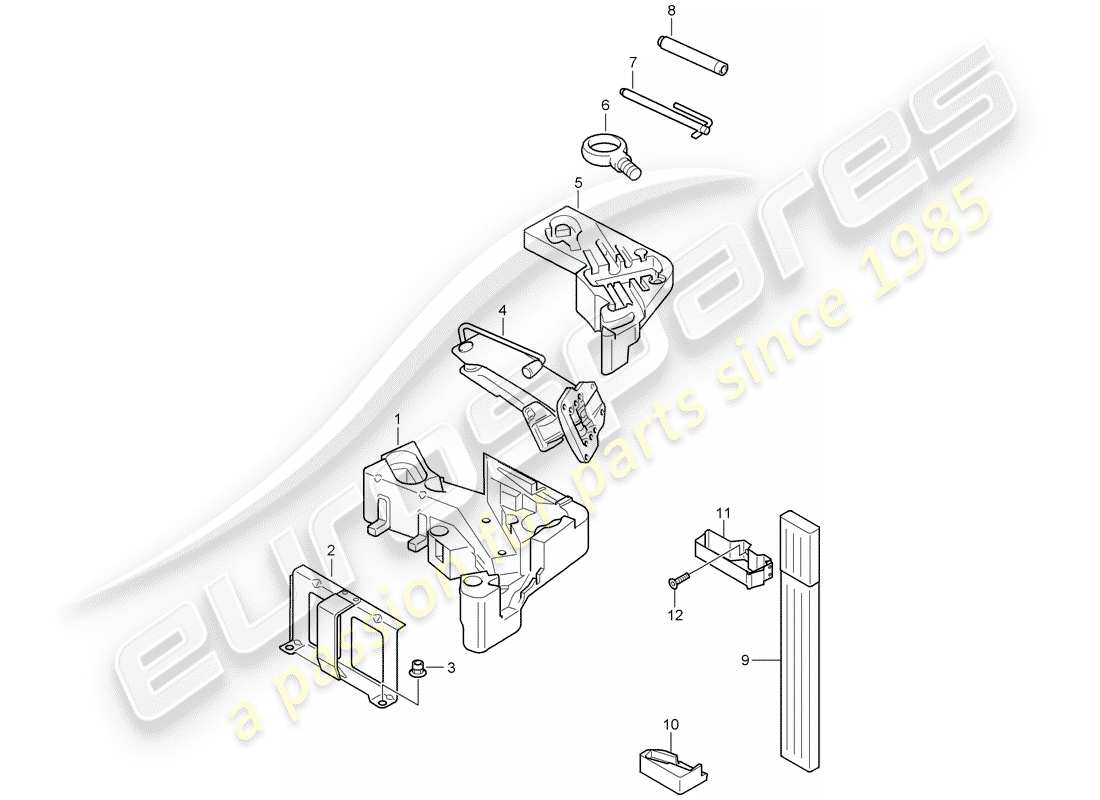 porsche cayenne (2009) tool part diagram