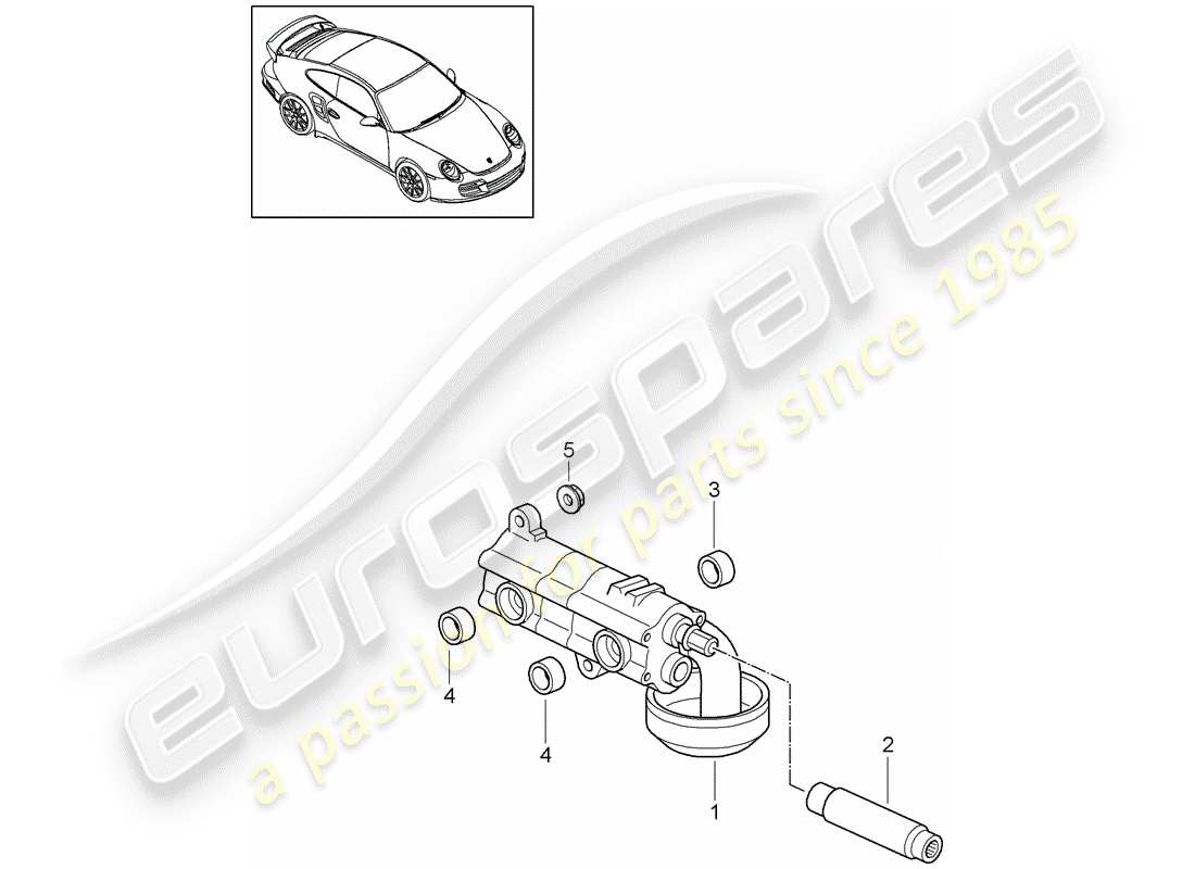 porsche 911 t/gt2rs (2011) oil pump part diagram