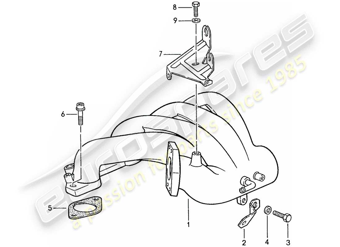 porsche 944 (1991) l-jetronic - 3 part diagram