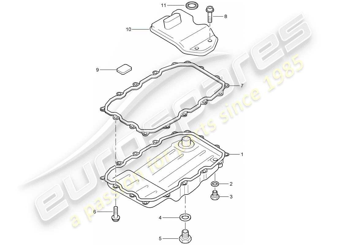 porsche cayenne (2009) tiptronic part diagram