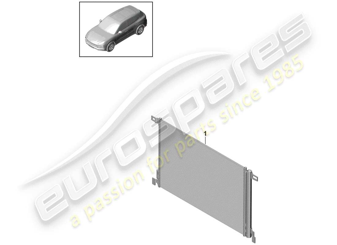 porsche cayenne e3 (2020) capacitor part diagram