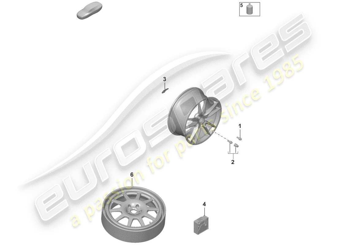 porsche 2020 single parts part diagram